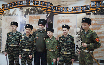 Воспитанники кадетской школы-интерната